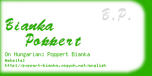 bianka poppert business card